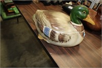 CERAMIC MALLARD DUCK DISH