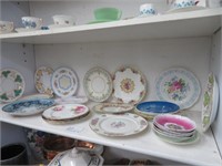 SHELF LOT ASSORTED ENGLISH PLATES