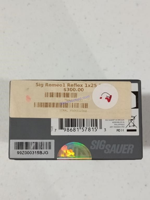 Sig Sauer Romeo 1 1x30mm Reflex Sight