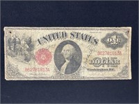 SERIES 1917 "SAWHORSE" $1 U.S. NOTE