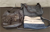 Trio of Purses. Stone & Co Leather & 2 Unmarked
