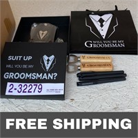 5 Boxes GroomsMan Gift Set