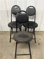 Portable folding chairs (3)