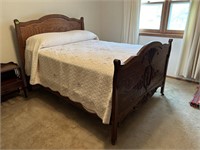 Nice Antique Bed (Mattress/boxsprg Not Included)