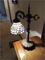 Tiffany style lamp 
21x9x6