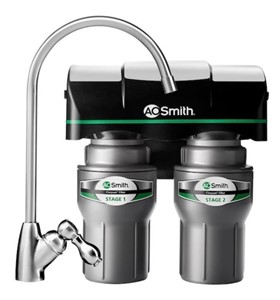 2-stage under sink water filtration system