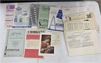 Group of Vintage Paper Goods