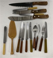 Group of Vintage Flatware - Some Bakelite