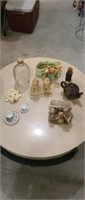 Miscellaneous vintage glassware and porcelain