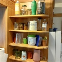 Kitchen Shelf Contents - Mugs/Glasses & More