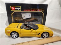 1997 Corvette yellow model car