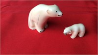 Ivory polar bear set