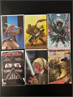 Lot of 6 Star wars Exclusive Variant Comics