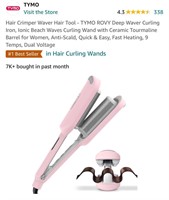 Hair Crimper Waver Hair Tool - TYMO ROVY Deep Wa