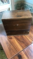 Wood file box