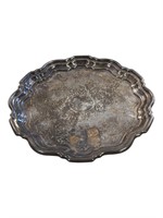 Vintage 8" Silver Tray