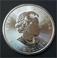 2016 Superman 1 oz .999 Silver $5 Coin Canada Mint