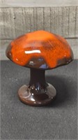 Vintage Canadian Pottery Mushroom Drip Glaze 5" Ta