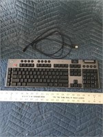 Logitech Computer Keyboard Thin with Metal F