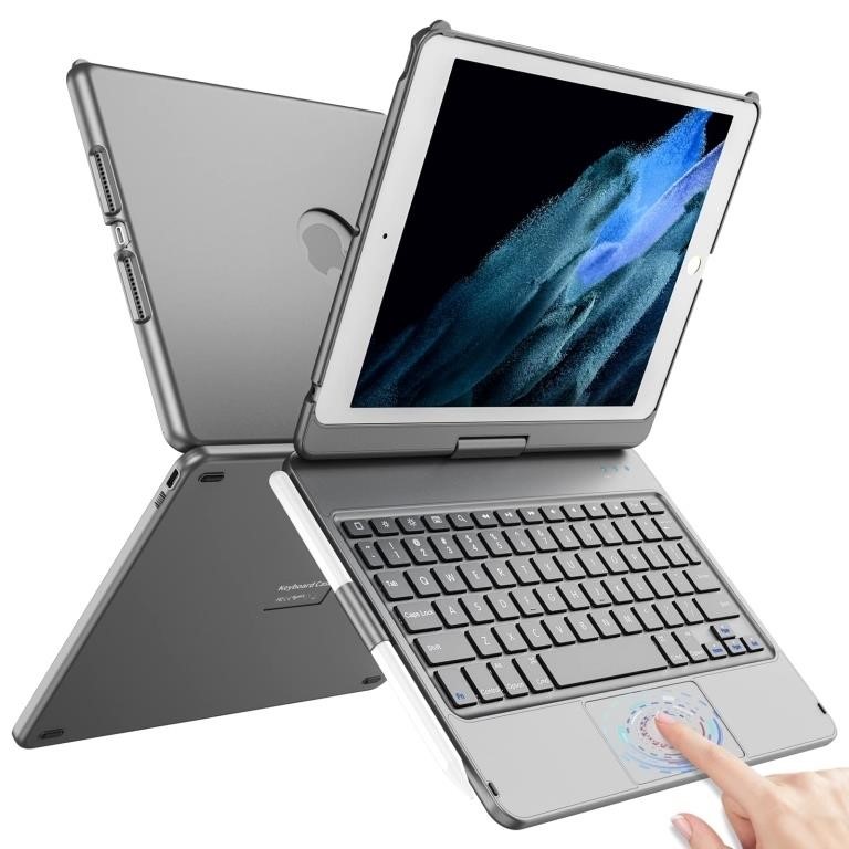 TQQ Touchpad Keyboard Case for iPad 10.2 9th/8th/7