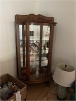 Antique Reproduction Curio Cabinet