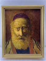11x14in framed oil painting old master jewish