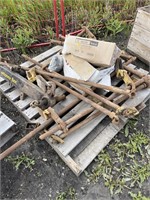 Pallet of Honeybee rod weeder parts