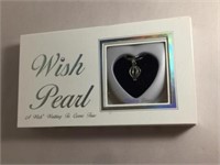 WISH PEARL w STERLING SILVER NECKLACE IN ORIG. BOX