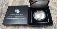 2014 Baseball Hall of Fame Commerative Silver Coin