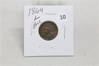 Wow!  1864L AU Indian Head - Super Coin