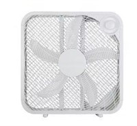 $27  Utilitech 20-in 3-Speed Indoor White Box