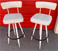 2 vintage 1960’s bat stools