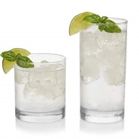 Libbey Province Tumbler and Rocks Glass Set,