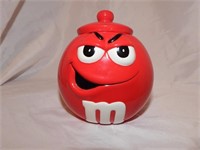 Red M&M Cookie Jar
