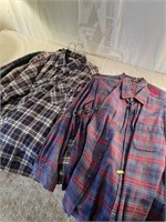 6 Flannel Shirts.