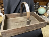 Primitive Wooden Berry Tote