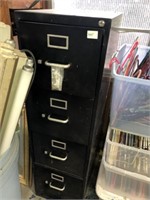 Four Drawer Metal Storage Cabinet