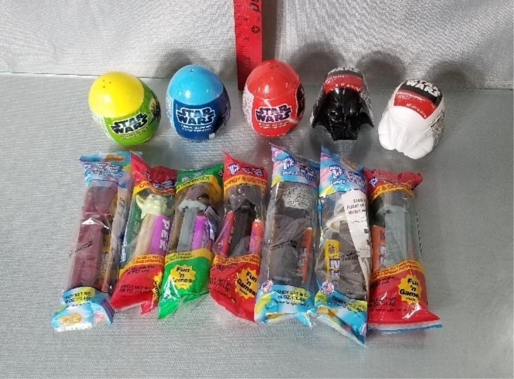 Star Wars Pez Dispenser (7)  Candy Containers