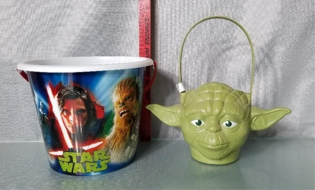 Star Wars Bucket and Yoda Bucket