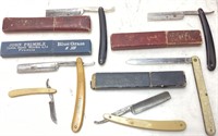 ANTIQUE STRAIGHT RAZOR GROUP