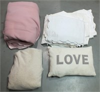 BED COVER, BLANKETS , PILLOW