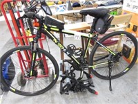 Nishik Men's Bicycle w/ Foot Air Pump & Bike Rack