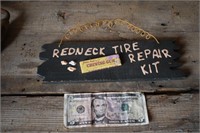 Redneck Tire Repair Sign