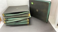 (7) binders full of various records, contents and