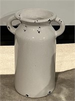 10-inch Pottery Vase, Milk Can like Pot