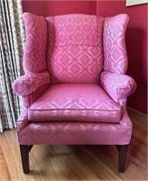 Pink Vintage Wingback Chair - Check Pics & Desc