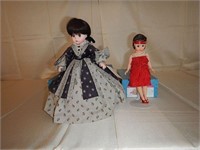 Two Madame Alexander dolls: