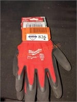 Milwaukee winter dipped work gloves L/9"