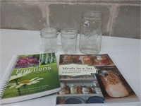 Canning Jars, Meals in a Jar Book, Emotions Book