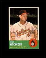 1963 Topps #213 Billy Hitchcock EX to EX-MT+